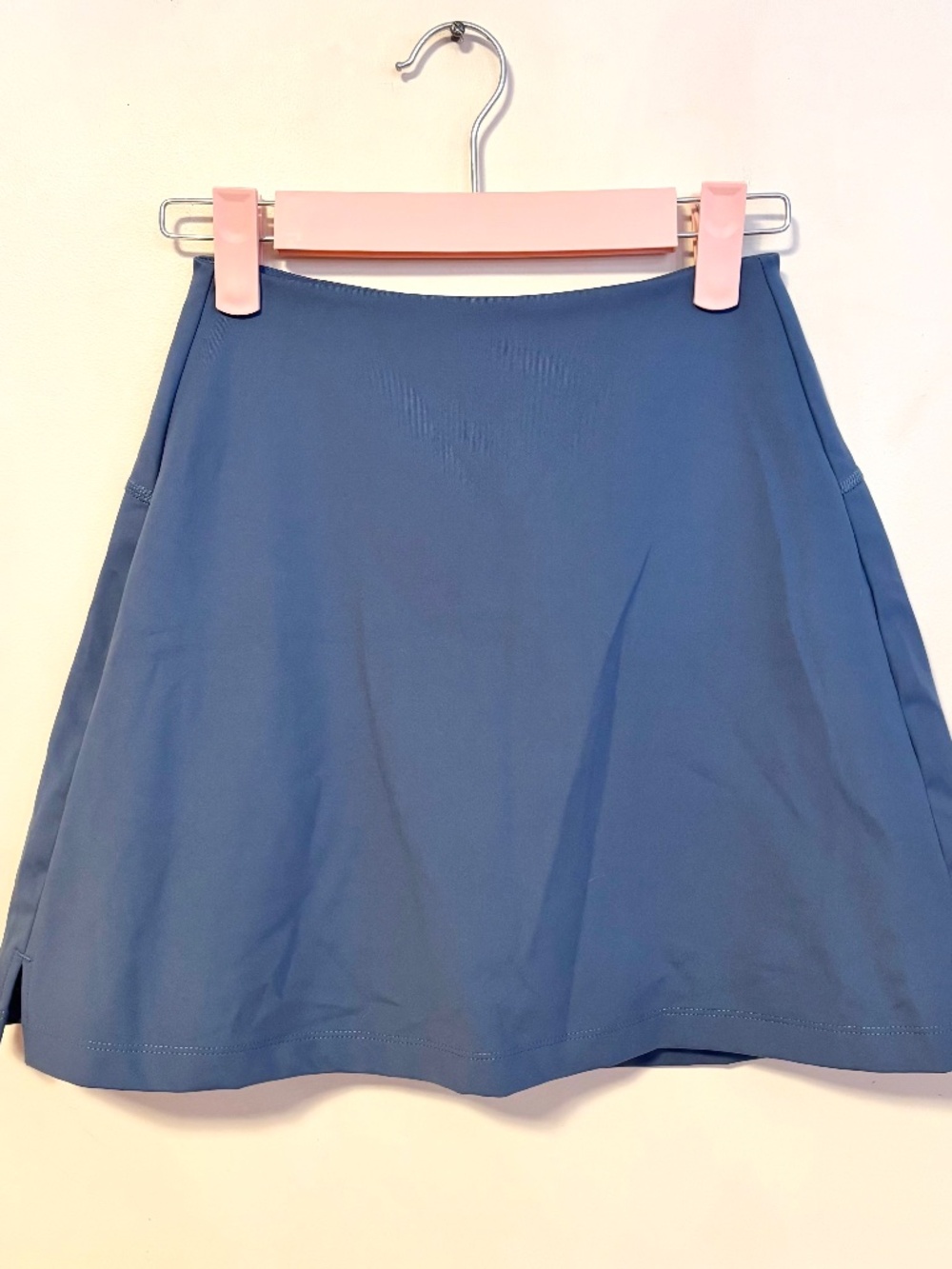 Girlfriend Collective Workout High Waist Flare Skort Skirt Blue Womens Size XS